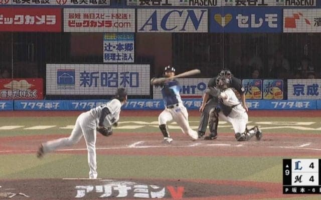 ロッテに来てくれてありがとう！絶体絶命のピンチで登板→暴風雨を突き抜けるストレート連発　ロッテ・坂本光士郎の“強心臓”すぎる「魂の10球」