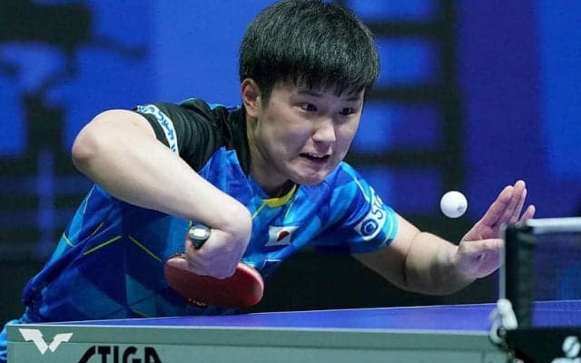 張本智和 中国トップ5の一角・林高遠に敗れる。日本男子は8強で終わる【卓球 WTT蘭州】