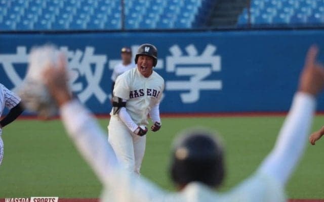苦しい展開ながらも、全員野球でサヨナラ呼び込む／立大１回戦