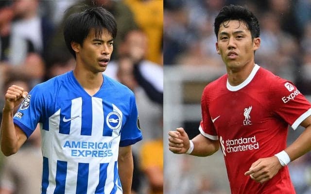 三笘薫と遠藤航は先発？ ブライトン対リヴァプール戦のスタメン発表！