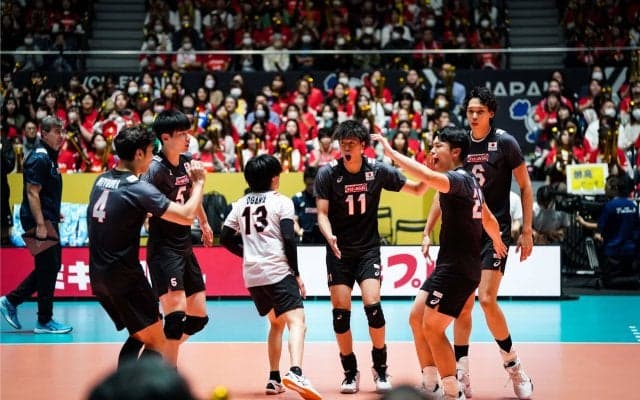 男子日本代表はアメリカにフルセットの末に敗れ2位で大会を終了