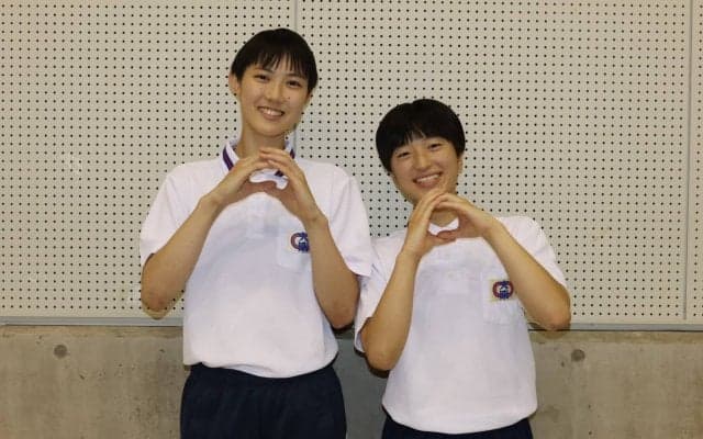 【バレーボールU19女子日本代表対談（前編）】大森咲愛&西川凜（金蘭会高）　インターハイに出場できず涙も「ほんまにユースに行ってよかった」