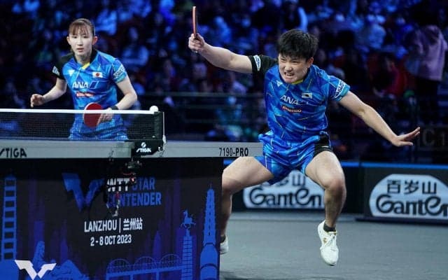 はりひな 今季の国際大会初Vならず。中国の10代最強ペアに激戦の末敗れる【卓球 WTT蘭州】