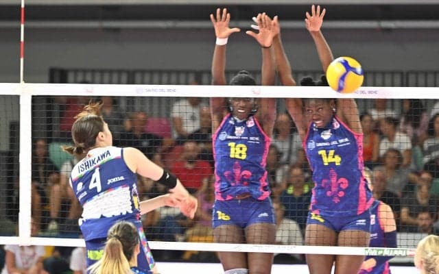 石川真佑がセリエAデビュー戦でチーム最多得点も黒星スタート