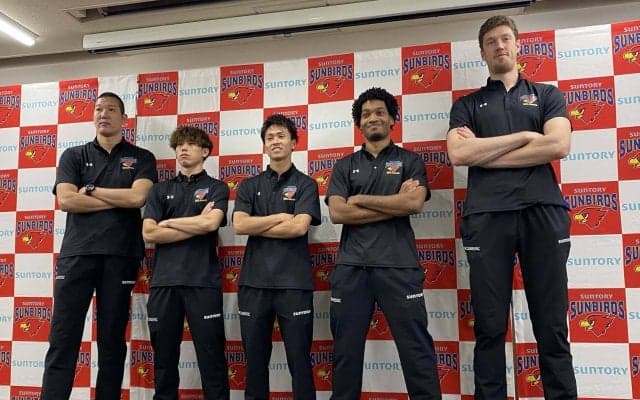 金メダルをかける姿を見逃すな！　サントリーがテストマッチと会見を実施