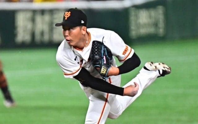 低迷巨人の確かな“希望”…遅咲き右腕「5.75」の脅威　鷹守護神超えの抜群威力