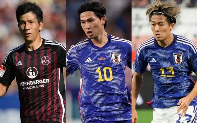 「三笘薫の左ウイング」で躍動するのは誰だ？中村敬斗、南野拓実、奥抜侃志などに期待【日本代表】