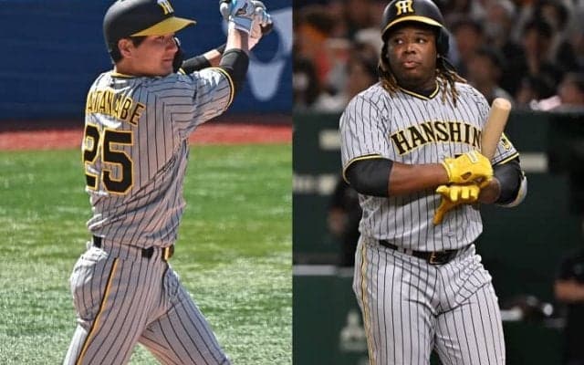 阪神のDH争い勃発か⁉注目は”直球破壊王子”と”人気者助っ人”のアピール