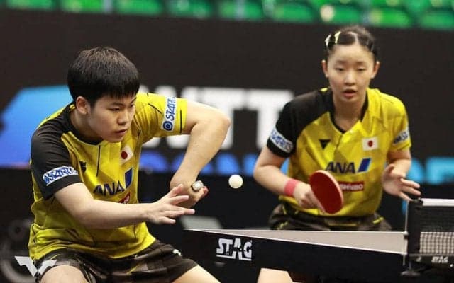 松島輝空・張本美和が世界2位はりひなに大金星！妹・美和が兄・智和を下す【卓球 WTTマスカット】