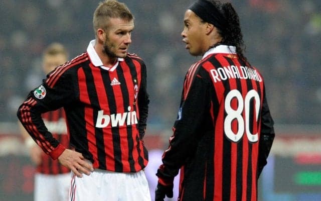 「2人のアイドル」ベッカムとロナウジーニョの2ショットが実現！F1カタールGPでの1枚が反響「2002年を思い出す」