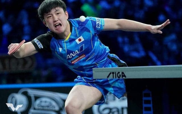 張本智和 欧州王者スウェーデンの主力にフルゲームの末に敗戦。8強で姿を消す【卓球 WTTマスカット】