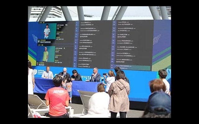 西岡らジャパンOP組合せ決定