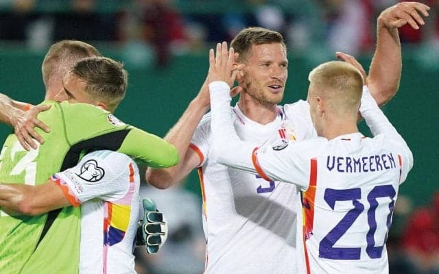 ベルギー代表がユーロ出場権獲得！　36歳ヴェルトンゲンは世代交代を実感 「新世代がひとつの目標を成し遂げた」