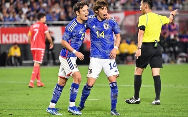 「タケmerci」伊東純也が完璧アシストの久保に感謝、守田は自身の貢献もアピール「俺のおかげ」