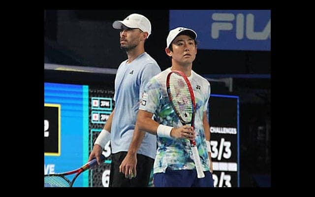 西岡/マクラクラン組 4強ならず