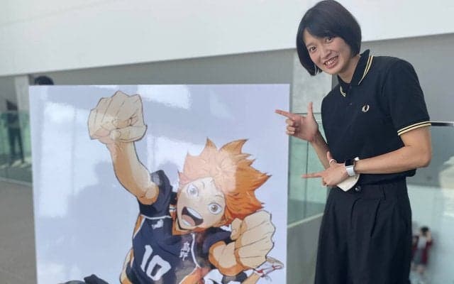 『ハイキュー!!』の魅力と好きな選手をＶリーガー鍋谷友理枝が熱弁！　自身の移籍先のチームは「音駒と共通点がある」