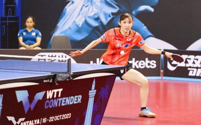 【2回戦】早田ひな vs シャオ・ジエニー｜WTTコンテンダーアンタルヤ2023 女子シングルス