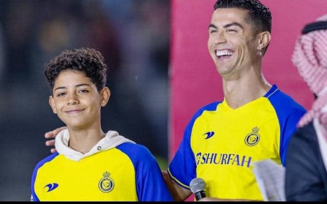 C・ロナウド息子もアル・ナスル入り！　13歳ながらU-15に合流か