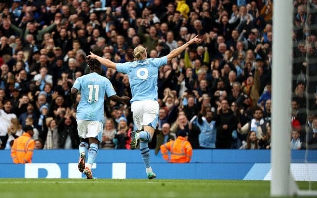 怪物ハーランド、三笘薫擁するブライトンからゴール！今季9試合で9得点、2年連続得点王へランキング首位独走