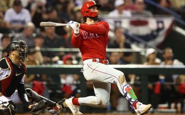 フィリーズ、2年連続のWS進出へ王手　シュワーバー、ハーパーら3発6得点で快勝