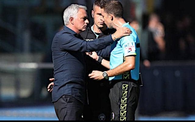 モンツァ戦退席のモウリーニョ監督、侮辱行為が認められインテル戦はベンチ入り禁止に