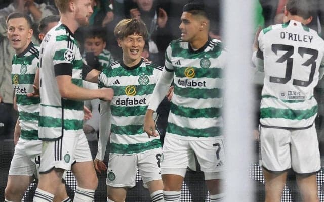 「ファーストタッチ最高」「うますぎ」古橋亨梧がアトレティコ相手に4分で先制！ 「動き出し、トラップ、シュート全て完璧」