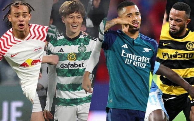 スーパーゴールの中に古橋亨梧のゴールも！ アトレティコ戦のパーフェクトゴールが第3節のベストゴール候補に！