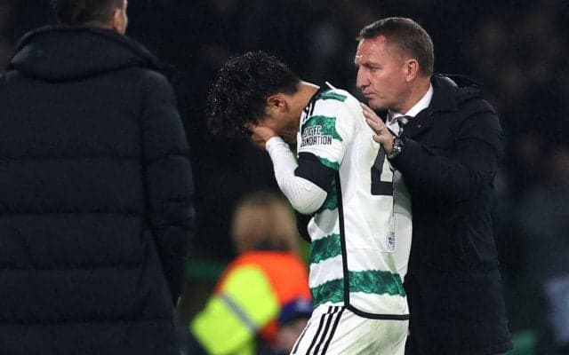 「かなり酷い状態」涙の負傷交代となった旗手怜央、日本代表にも影響か…セルティック指揮官「数週間離脱することは間違いない」