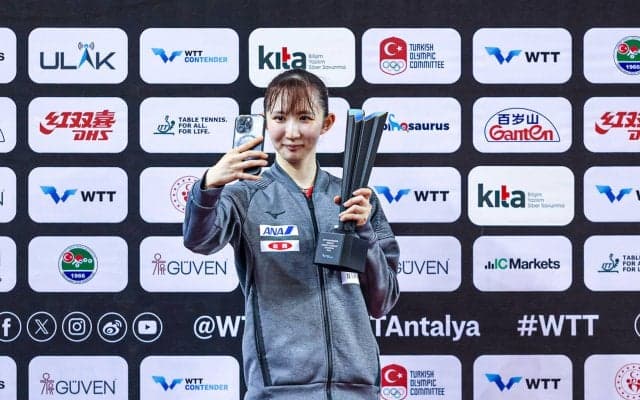 2週連続優勝の早田ひなが自己最高位タイ5位に浮上！15歳・張本美和が14位に＜卓球・女子 最新世界ランク＞