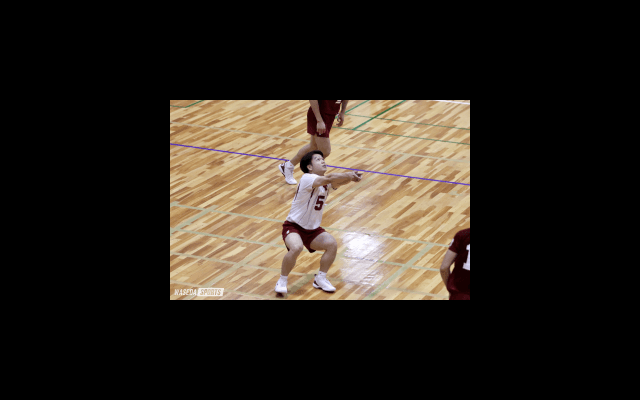 フルセット、そしてデュースの末に筑波大に辛勝！　全勝を守り、最終戦へ