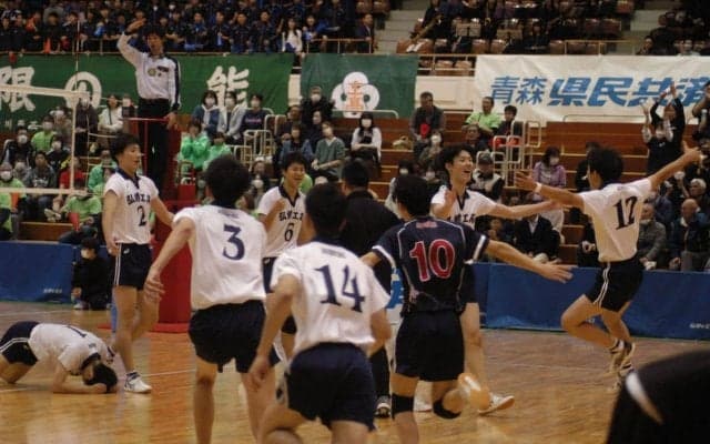 春高バレー、青森は弘前工と青森西に全国切符