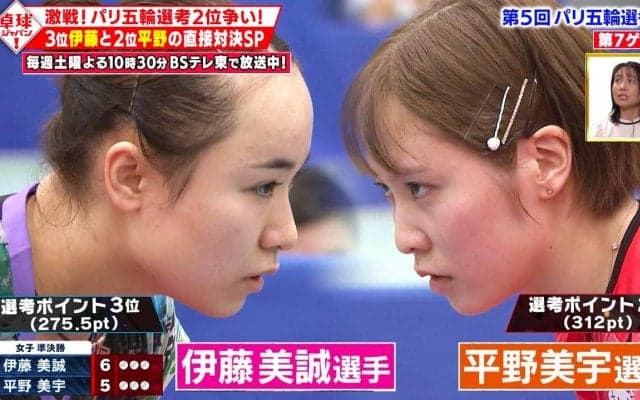 【激闘の黄金世代対決】伊藤美誠 vs 平野美宇 フルゲームまでもつれた最終第7ゲームをDEEP解説｜第5回 パリ五輪日本代表選考会
