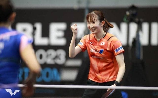早田ひな 40歳のペンホルダー選手をフルゲームで撃破！日本勢のベスト16一番乗り【卓球 WTTチャンピオンズ】