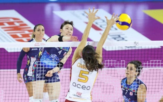 フィレンツェの石川真佑がセリエA参戦5戦目で初のMVP チームは3連勝