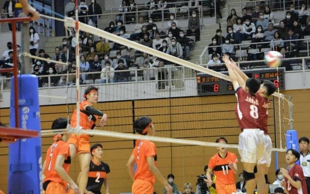 春高バレー新潟決勝　男子は東京学館、女子は長岡商が２年ぶりＶ