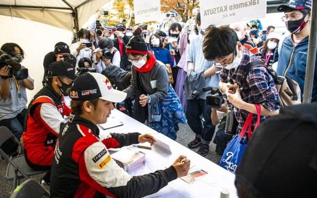 フォーラムエイト・ラリージャパン、豊田市での直前イベントおよびサービスパークでのサイン会参加選手を公示