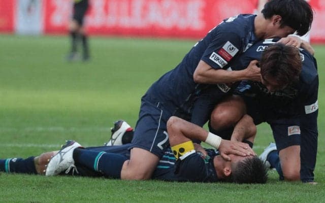 試合後には涙の福岡キャプテン奈良竜樹、しびれる試合展開に「そこも含めて決勝だなと」