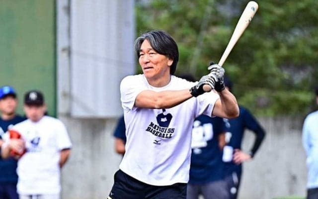 引退から11年、松井秀喜を知らない子ども達　柵越えゼロでも…打撃実演にこだわる理由