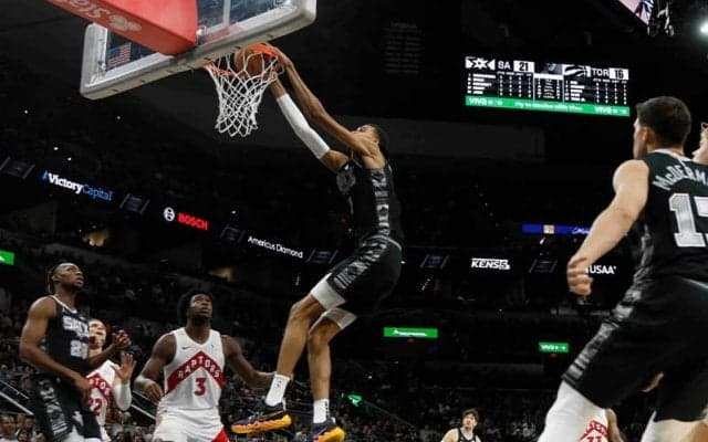 スパーズ、延長の末ラプターズとの激戦を落とす…ウェンバンヤマは2戦連続20得点超え