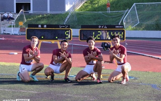 ８継で日本新！　男子は５年ぶりの敗北　女子は初の対抗戦を制す