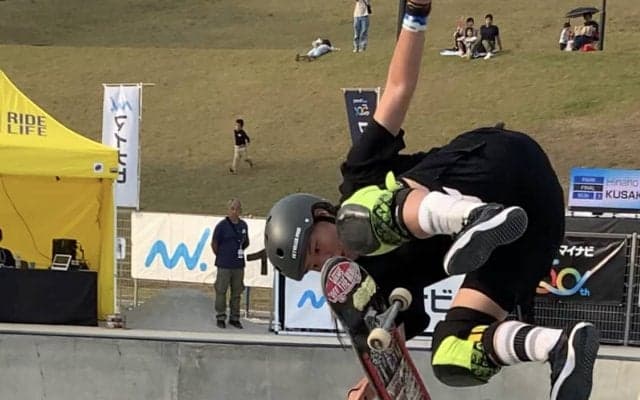 「第6回マイナビ日本スケートボード選手権大会」パーク種目 女子は、草木ひなのが圧倒的な強さを見せ大会3連覇