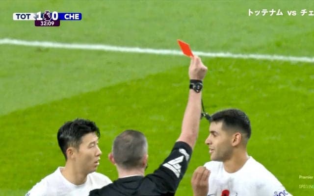 “異例”アディショナルタイム12分！ カード計11枚で2選手が退場、VARも多発 “ロンドンダービー”が大荒れの展開に