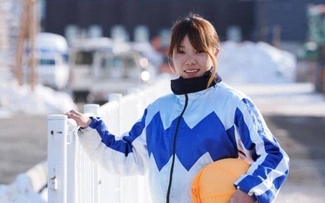 ばんえいの女性ジョッキー今井千尋が最速通算100勝達成