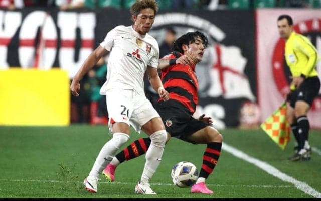 明本考浩が一発退場の浦和、浦項に逆負けで連敗…スコルジャ監督も退席処分と後味悪く【ACL2023-24】