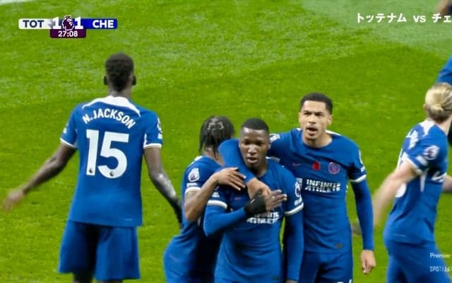 “超スーパーミドル”がVARで幻に！ 疑惑のオフサイド判定に批判「関与ってなんだよ」 元ブライトン・カイセドの初ゴールが消滅