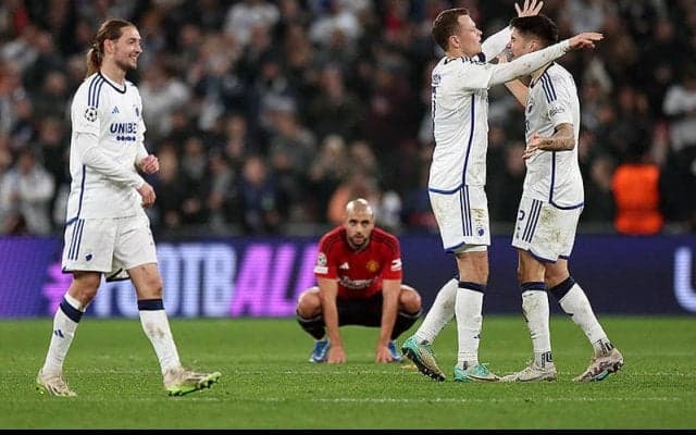 10人ユナイテッドが金星献上で最下位転落…17歳新鋭決勝弾で逆転のコペンハーゲンが2位浮上【CL】