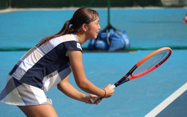 [奥脇莉音のプロ奮闘記(24)]全日本選手権は悔しい初戦敗退も自分のテニスを再確認「日々の積み重ねが足りない」