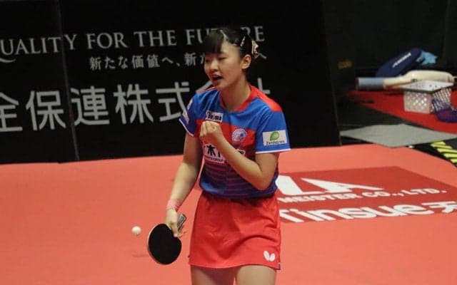 張本美和、圧巻ストレートで4－0勝利に貢献　過密日程も「疲れはあったけど怪我はなく元気」と気丈に振る舞う【Tリーグ】