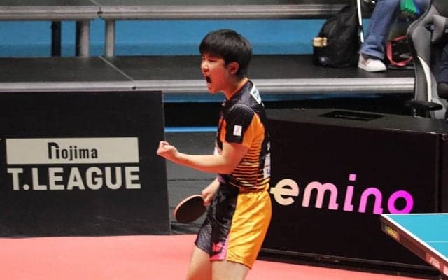 張本智和、林昀儒との激戦制し2勝　パリ五輪選考ポイントは「1位になるのが目標」と今後見据える【Tリーグ】
