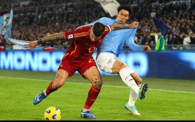 鎌田終盤出場のローマ・ダービーはゴールレスドローで決着【セリエA】